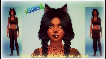 The Sims 4 33 Day Create A Sim Challenge DAY 2 Animal