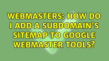 Webmasters: How do I add a subdomain