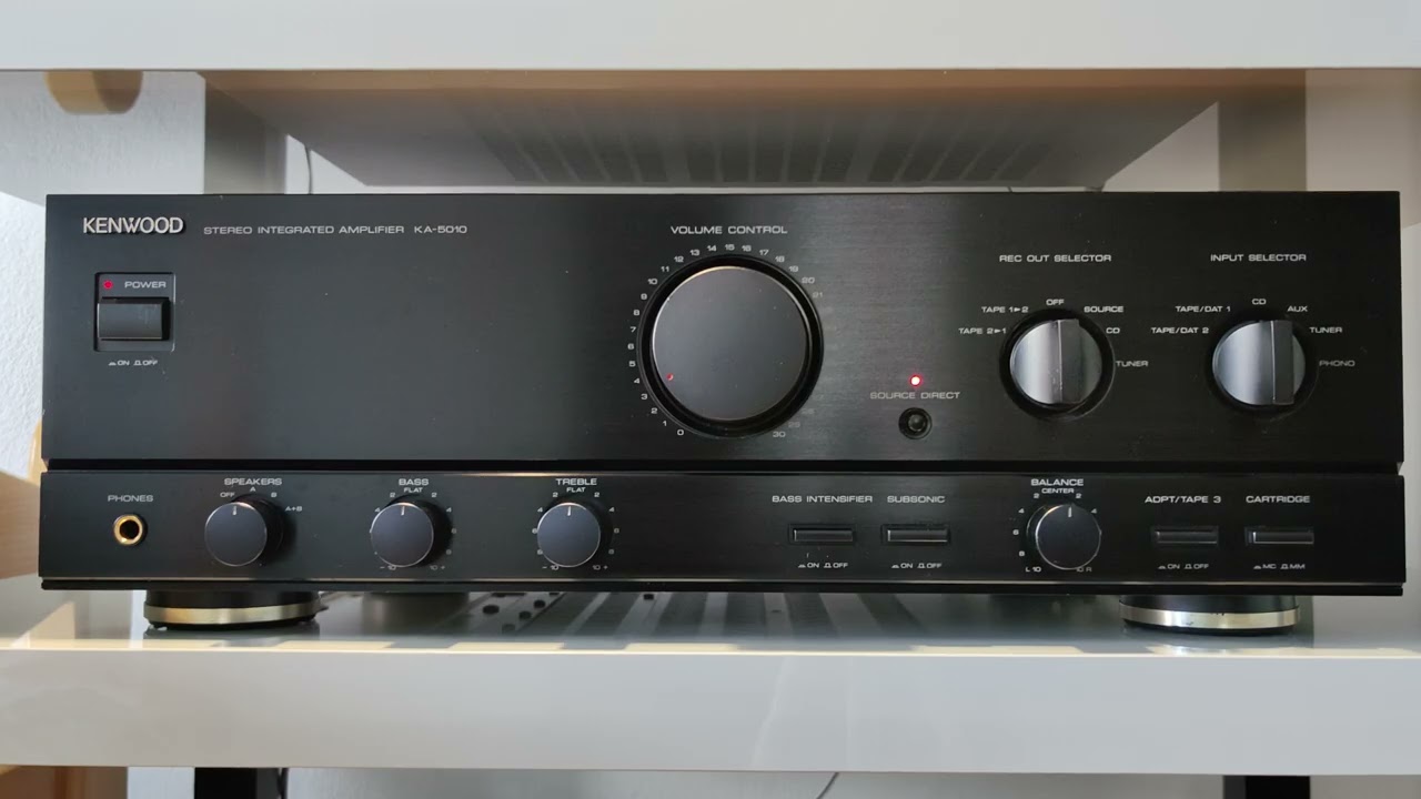 Kenwood KA-5010 & Canton gle 430.2 Test 2 - YouTube