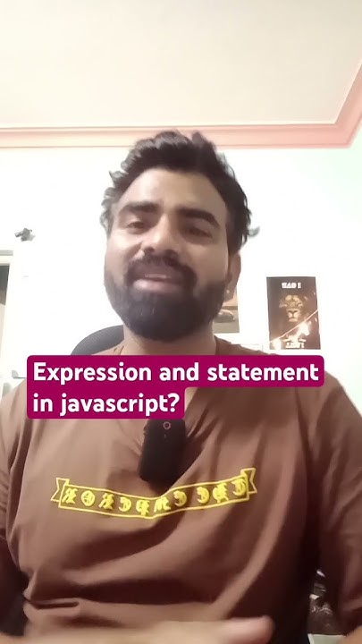 Expression vs statement in js - YouTube