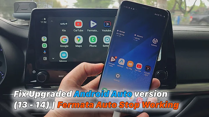 Fix Upgraded Android Auto version (13 - 14) | Fermata Auto Stop Working