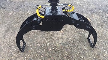 Log Loader Trailer w/ Grapple & Rotator