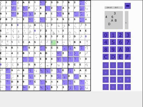 Sudoku 16x16 - Fácil 