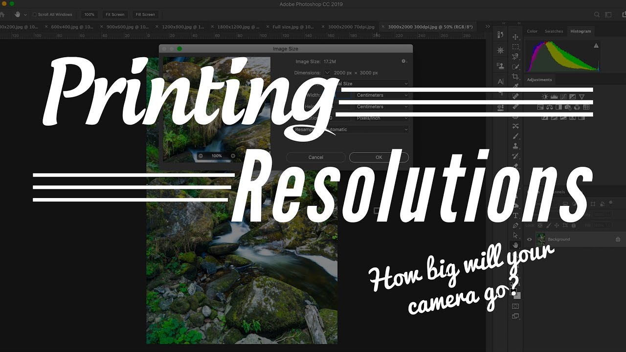 Photo Printing resolutions YouTube