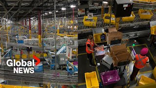 How AI is used at Amazon warehouses in behind-the-scenes look