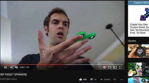 The loading circle is a fidget spinner.