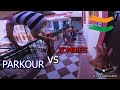 Zombies vs parkour  indian parkour  zombie parkour escape  flyingmeenaboi