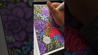 Flower coloring and shading with Ohuhu markers #ohuhu #relaxingcoloring #coloringpages #coloringart