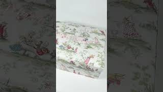 Large Baby Keepsake Box in Over the Moon Toile | Cotton Memory Box by MARCELA