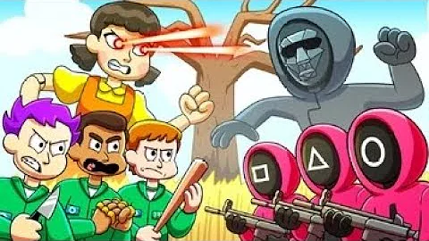 SQUID GAME: CIVIL WAR... (Cartoon Animation)