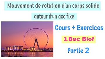 1BAC Biof : Cours - Mouvement de Rotation d
