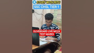 10-11 NOV📆 SSC CHSL TIER-1 OLIVEBOARD LIVE MOCK TEST MARKS #ssc #ssccgl #cgl2025 #cgl #shorts #chsl