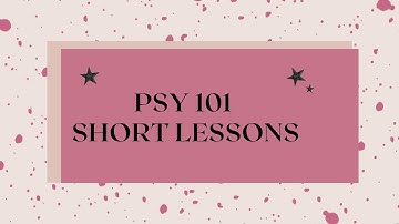 PSY 101 | Short lecture # 02 | Introduction to psychology | Urdu