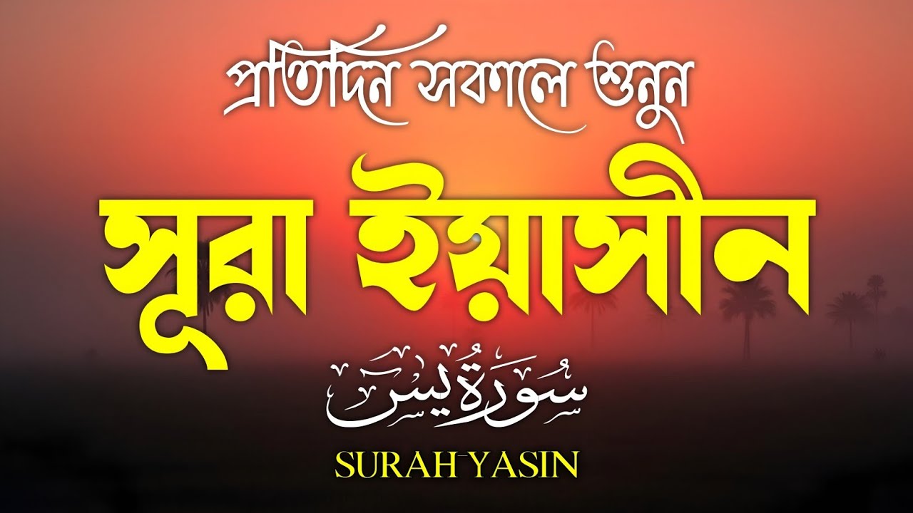 প্রতিদিন সকালে শুনুন – মন জুড়ানো কণ্ঠে সূরা ইয়াসিন | (سورة يس) Surah Yasin | Morning Tilawat