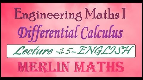Problem under two parameters connected by a relation - Engineering Maths1 - unit3- English