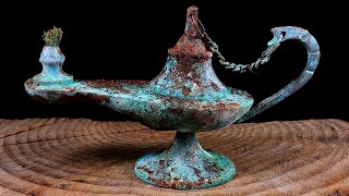 : Magically Beautiful Aladdin's lamp - Restoration ASMR