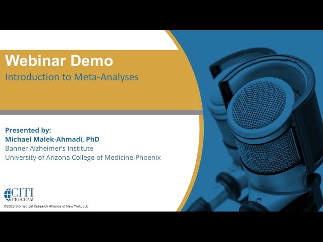 Introduction to Meta-Analyses