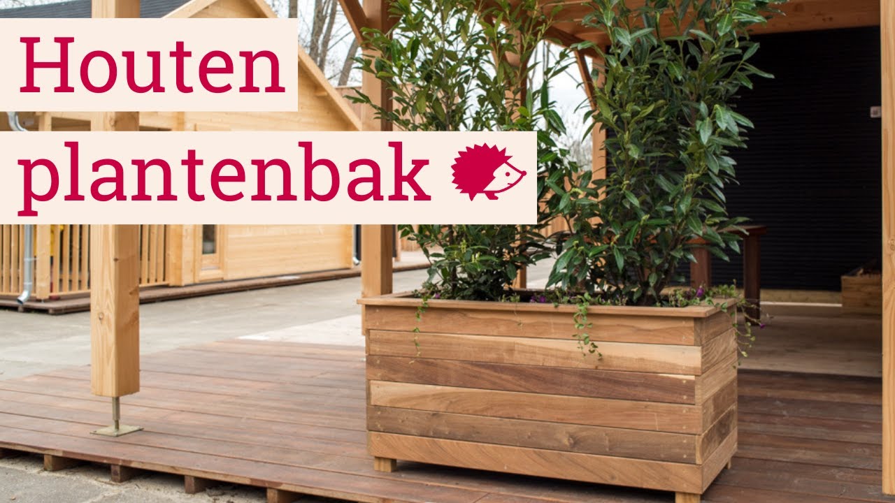 #253 Houten plantenbakken