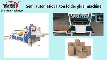 folder gluer machines for making pizza boxes