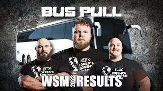 World&#39;s Strongest Man 2023 | FINALS | Event 5 Bus Pull | Results