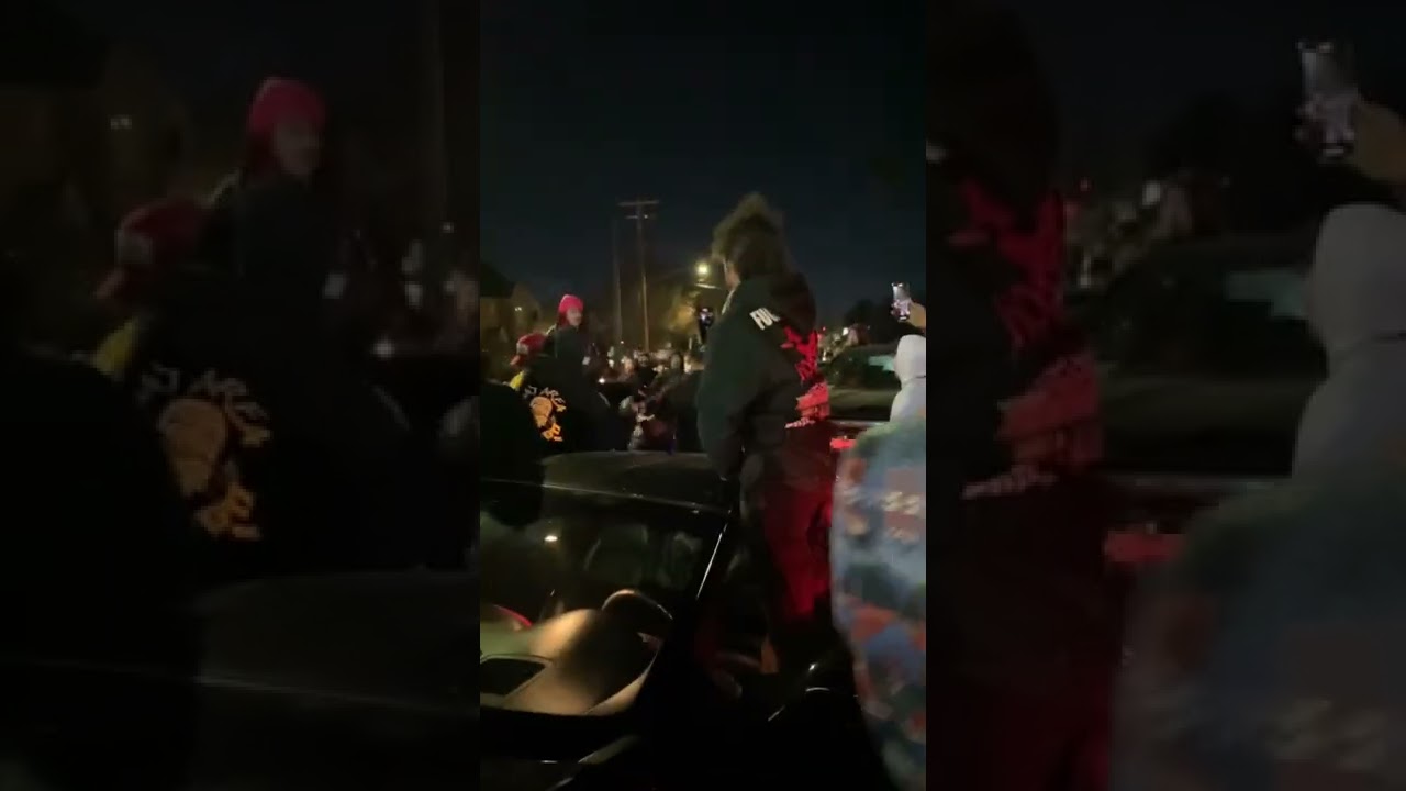 Norteno gets smashed on at Sideshow in Oakland CA