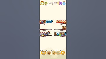 Bird sort color game level 1447 #leveldesign #playgaming #colorgame #gameplay #colorconcept #isome