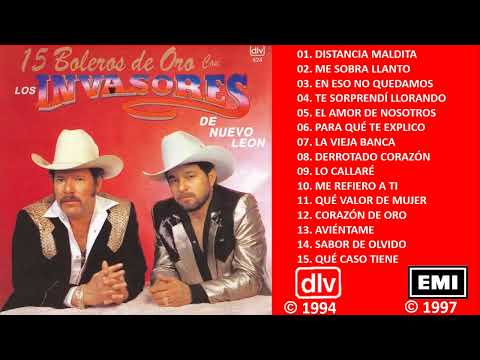 1994 Los Invasores De Nuevo León 15 Boleros De Oro Vol 1