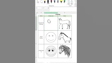 How to Draw in excel ||#youtubeshort ||| #shorts