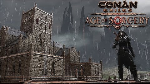 Conan Exiles Update 3.0  - age of sorcery Battle pass Season 1 how to build a castle.