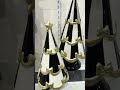 Raz 13" Black and White Stripe Gold Bow Trimmed Tree Christmas Decoration 4611615