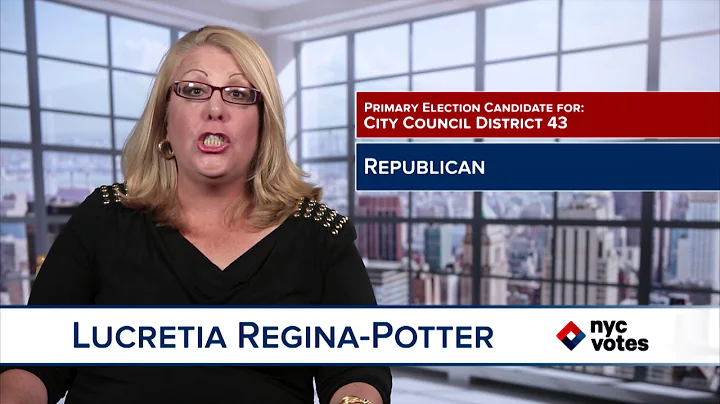 Lucretia Regina Potter: Candidate for Council Dist...