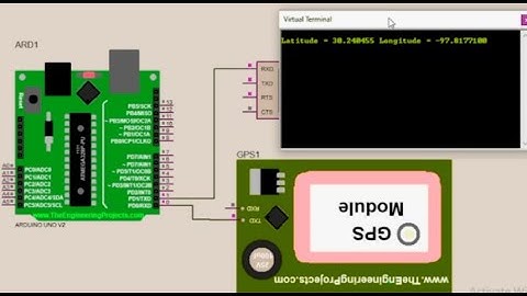 GPS interface with Arduino in Proteus | GPS simulation in Proteus| 2024