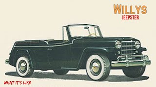 1950 Willys Jeepster, the phaeton jeep