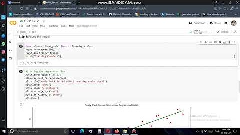 GRIP Task1: Prediction using Supervised Machine Learning