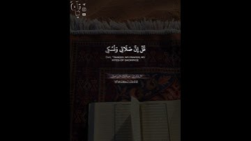 ﴿قُل إِنَّني هَداني رَبّي إِلى صِراطٍ مُستَقيمٍ﴾ من سورة الأنعام للقارئ مالك الزامل 🤍.