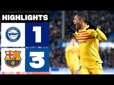 DEPORTIVO ALAVÉS 1 - 3 FC BARCELONA | RESUMEN LALIGA EA SPORTS