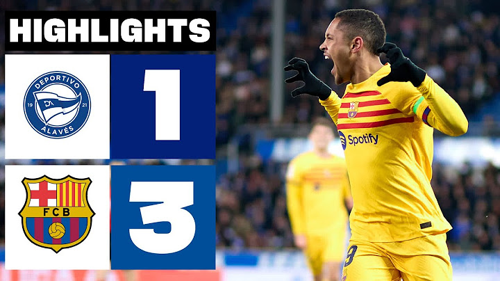 DEPORTIVO ALAVÉS 1 - 3 FC BARCELONA | HIGHLIGHTS LALIGA EA SPORTS