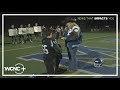 High school football player proposes to girlfriend after game
