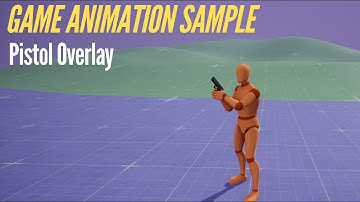 UE5 Game Animation Sample #11 - Gun Pose Overlay