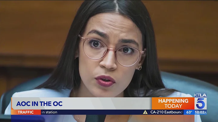 Alexandria Ocasio-Cortez visits Orange County for ...