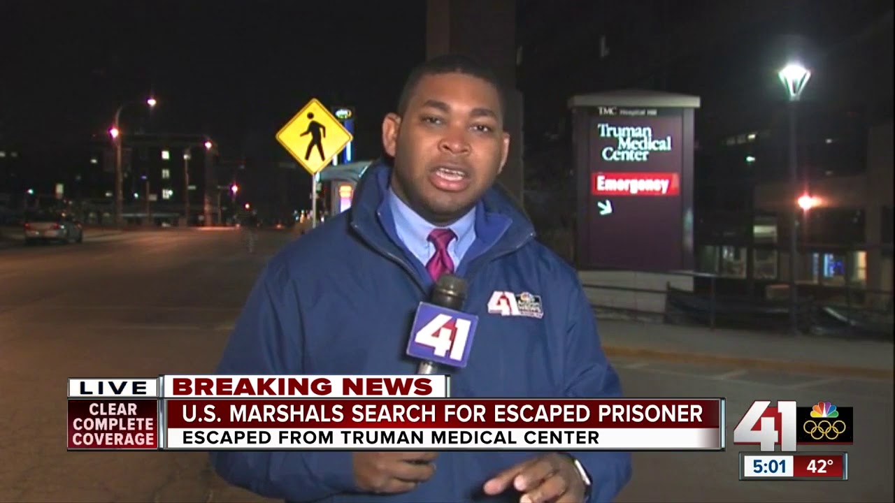 US Marshals search KC area for escaped federal prisoner - YouTube