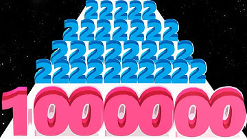 Happy Cubes 2048 vs Number Run - Level Up Number (ASMR, Max Level) New Update