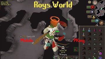 OSRS PKing Rev Caves Lvl 73 Pure On MOBILE #osrs #osrspking #osrsmobile #runescape #osrs2007