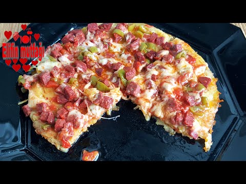 Video: Bir Tavada Patatesli Pizza