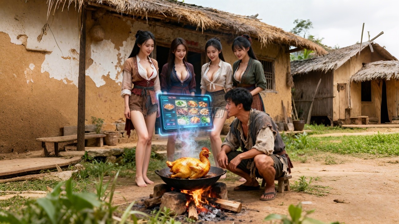 窮小夥為舔白眼狼未婚妻偷走嫂嫂內衣，豈料竟覺醒無限食物系統在大荒年天天吃肉！五位嫂嫂爭相搶著獻身服侍小夥只為吃上一口肉！#大灾之年逆袭