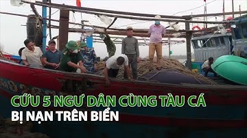Cứu 5 Ngư Dân cùng Tàu Cá bị nạn trên Biển| VTC14