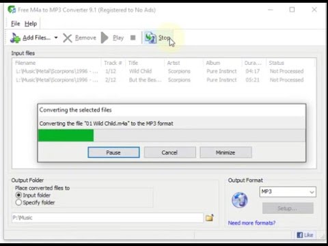 HOW TO CONVERT M4A TO MP3 FOR FREE. Free M4a to MP3 Converter