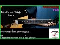 Bizarre love triangle  frente guitar cover with lyrics  chords