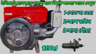 R190A China diesel engine element plunger fitting/how to China diesel engine plunger setting of r190