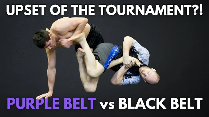 BJJ Purple Belt vs BJJ Black Belt | Upset of the tournament?!